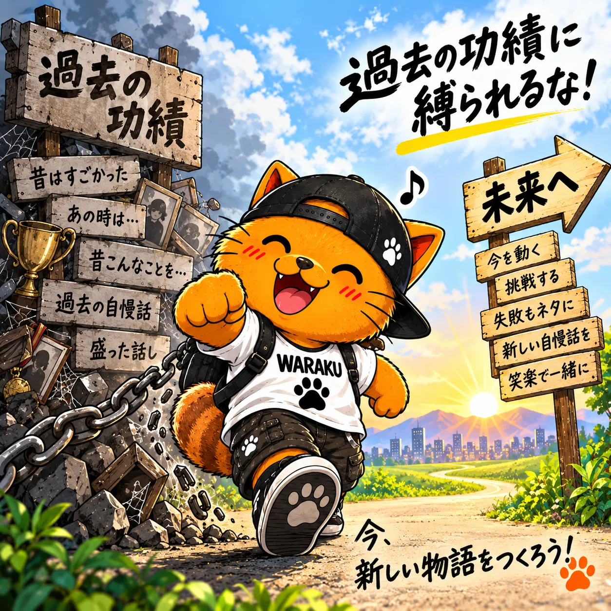過去の功績に縛られるな
